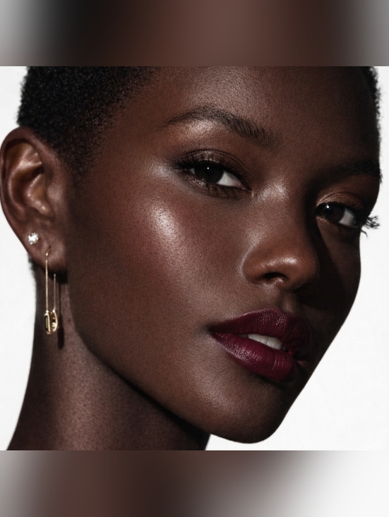 BaubleBar Jewelry - 🍎Nwt Sugarfix by BaubleBar Safety Pin Drop Gold Threader Earrings Hook Hoop